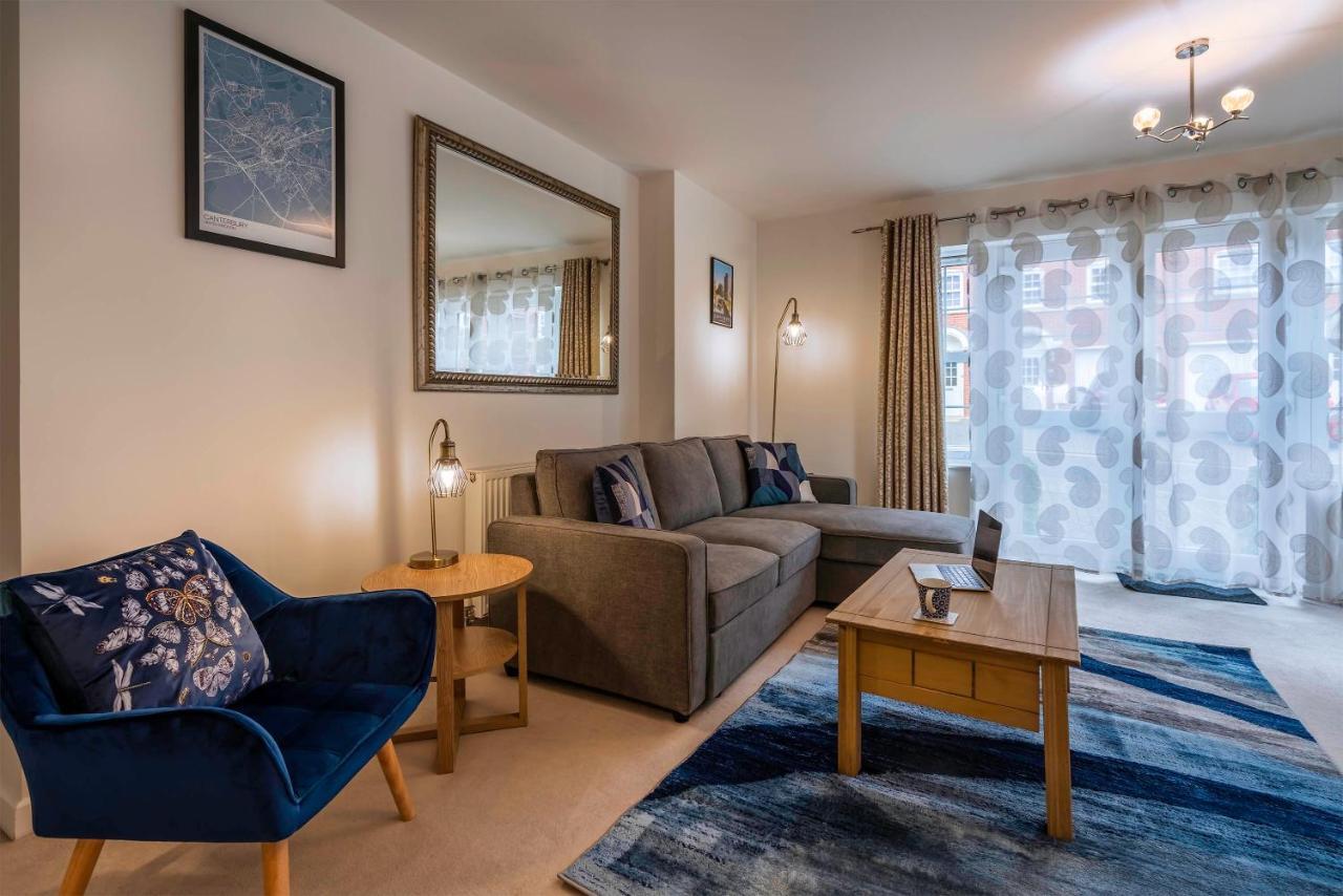 The Augustine - Modern Two Bed Ground Floor Apartment With Parking Canterbury Buitenkant foto